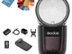 Godox V1 V1-S Speedlite,Camera Flash Round Head Design per Sony GODOX 2.4 GHz TTL Porta ac...