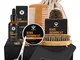 MayBeau Kit Barba Per Uomo,Set Completo Per La Cura della Barba Con Olio Barba, Balsamo Ba...