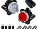 Luci per Bicicletta, AMANKA Set Luce Bici LED Light con 5V/2A Caricabatterie, 400LM, Luci...