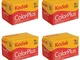 4 rotoli di esposizione Kodak Colorplus 200 ASA 36