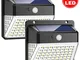 Luce Solare Esterno, Trswyop 82 LED Lampada Solare con Sensore di Movimento 2000mAh Illumi...