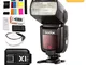 Godox TT685C 2.4GHz High Speed 1/8000s E-TTL II Camera Flash with X1C Flash Transmitter fo...