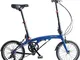 Dahon Eezz D3, Bicicletta Pieghevole Unisex Adulto, Blu Scuro, 16"