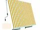 Tenda da sole per balcone con sistema a caduta Colore ECRU 250x250 cm PAPILLON