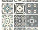 Panorama Adesivi per Piastrelle in Vinile PVC Set di 72 Piastrelle di 10x10cm Modello Idra...