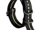 NATO Zulu Watch Strap Thick G10 Premium Ballistic Nylon cinturini per orologi da uomo 18mm...