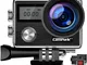 Campark Action Cam 4K HD 20MP WiFi LCD Touch Screen Subacquea 40M con Telecomando EIS Stab...