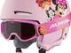 ALPINA ZUPO Disney Set, Casco da Sci Girls, Minnie Mouse, 48-52