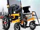 TYZXR Carrozzelle Leggere per Adulti Carrozzelle elettriche per disabili Carrozzina elettr...