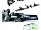 Festool DF 500 Q - Fresatrice per giunzioni Domino con battuta per listelli e battuta diag...