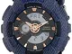 Casio Women's Baby G BA110DE-2A1 Blue Resin Japanese Quartz Fashion Watch
