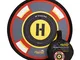 ExpoImaging FHDPGR16 Landing Pad Pieghevole da 40 cm, Rosso/Oro