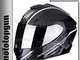 Scorpion casco moto integrale EXO-1400 Air Carbon Grand White taglia S