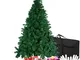 Albero di Natale Artificiale,180cm Albero di Natale Con 1 PZ Borsa per Albero di Natale,85...