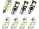 Muchkey LED Auto Lampadina Canbus Sensa Errore LED luci dell'automobile Bulb per Tiguan(su...