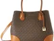 Michael Kors MERCER GALLERY, TOTE ZIP CENTRO MD Donna, Brn/Acorn, Medium