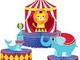 Circus Party Honeycomb Centrepiece Set