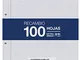 Miquelrius - Ricarica 100 fogli, quadretti da 4 mm e margine, formato A4, 4 fori, carta da...
