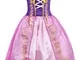 AmzBarley Vestito Principessa Bambina Costume Festa Compleanno Carnevale Cosplay Ragazza A...