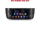 ANDROID 10 GPS USB SD WI-FI Bluetooth autoradio navigatore Fiat Punto Evo Fiat Linea 2010,...