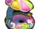 Bbway - Ciambella/salvagente gonfiabile per bambini, galleggiante, con parasole regolabile...