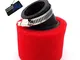 Stoneder, filtro dell'aria rosso, 45 mm, per moto da cross cinesi, moto, ATV, quad, motocr...
