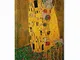 LaMAGLIERIA FINE Art - Klimt Il Bacio - Quadro in Tela Canvas Pronto da Appendere, 50cmx70...