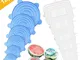 FAPPEN Coperchi in Silicone Estensibile, 12 Pezzi Coperchio in Silicone Stretch per Alimen...