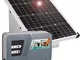 VOSS.farming Set recinti elettrici con Pannello fotovoltaico 50 W, elettrificatore 12 V Si...