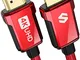 Silkland Cavo HDMI 4K 2m, Cavo HDMI 2.0 da 18Gbps ad Alta velocità, 4K HDR, Arc, 3D, 2160P...