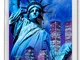 AWS Magnete in PVC Rigido New York Souvenir calamita Statua della libertà Fridge Magnet Ma...