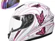 Leopard LEO-819 Carbonio Casco Integrale Moto Scooter Motorino Casco Moto Donna e Uomo ECE...