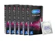 6x Durex Intense Preservativi Lubrificati Forma Easy-On con Nervature e Rilievi Scatole da...