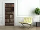 Ambiance-Live Adesivo Porta 204 x 83 cm – Motivo: libreria con Libri antichi