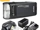 Godox AD200 TTL 200Ws 2.4G HSS 1/8000 Pocket Flash Light Doppia Testa con 2900mAh Litio Ba...