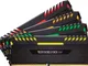 Corsair Vengeance RGB Kit di Memoria Illuminato RGB LED Entusiasta 32 GB (4x8 GB), DDR4 32...