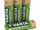 VARTA Pile Ricaricabile Stilo AA Recycled 56816101404. 11% di materiale riciclato bassa au...