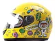 HLeoz Casco da Moto per Bambini, Quattro Stagioni Casco Integrale Casco Invernale per Bamb...