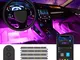 Striscia LED Auto con APP, Govee Luci LED Interne per Auto con 48 LEDs 9 Colori Multicolor...