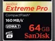Sandisk Extreme Pro Cf 160mb s 64gb (SDCFXPS-064GX46)