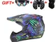 YouXiu Casco SUV da Esterno Casco Integrale da Fuoristrada per Moto da Corsa Casco Integra...