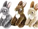Venturelli-22 cm Assorted Bunny Plush Toy Pascal Coniglietto Assortito Coniglio Leprotto P...