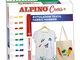 Alpino 134197 - Astuccio 10 pennarelli TEXTIL, colore varie