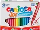 CARIOCA Pennarelli Joy Box, Pennarelli Colorati per Bambini con Punta Fine, Ideali per Dis...