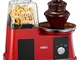 TIBEK Macchina per Pop Corn, Ad Aria Calda Popcorn Machine Senza Olio e Grassi, 1200W con...
