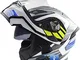 Casco Da Moto Integrato Bluetooth Modulare, Certificazione DOT/ECE, Con Doppia Visiera, Le...