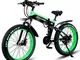 XXCY X26 Bici Elettrica Ibrida Elettrica 26w Bici Fat 26 Pollici Bici Elettrica 48v 12.8ah...