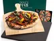 Dolce Mare® Piastra refrattaria Forno - Pietra per Pizza in Cordierite di Alta qualità per...