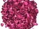 100g Petali di Rosa Veri, Naturale Essiccati Petalo Fiore Vere, Coriandoli Petali di Fiori...