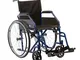 Sedia a rotelle pieghevole - Carrozzina disabili ad autospinta (43 cm)